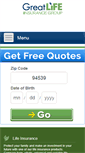 Mobile Screenshot of greatlifeinsurancegroup.com